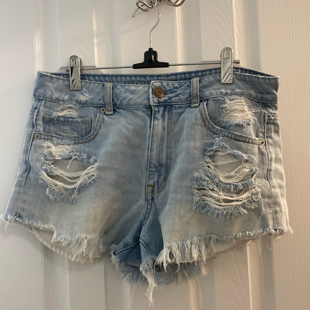 AE Distressed Jean Shorts